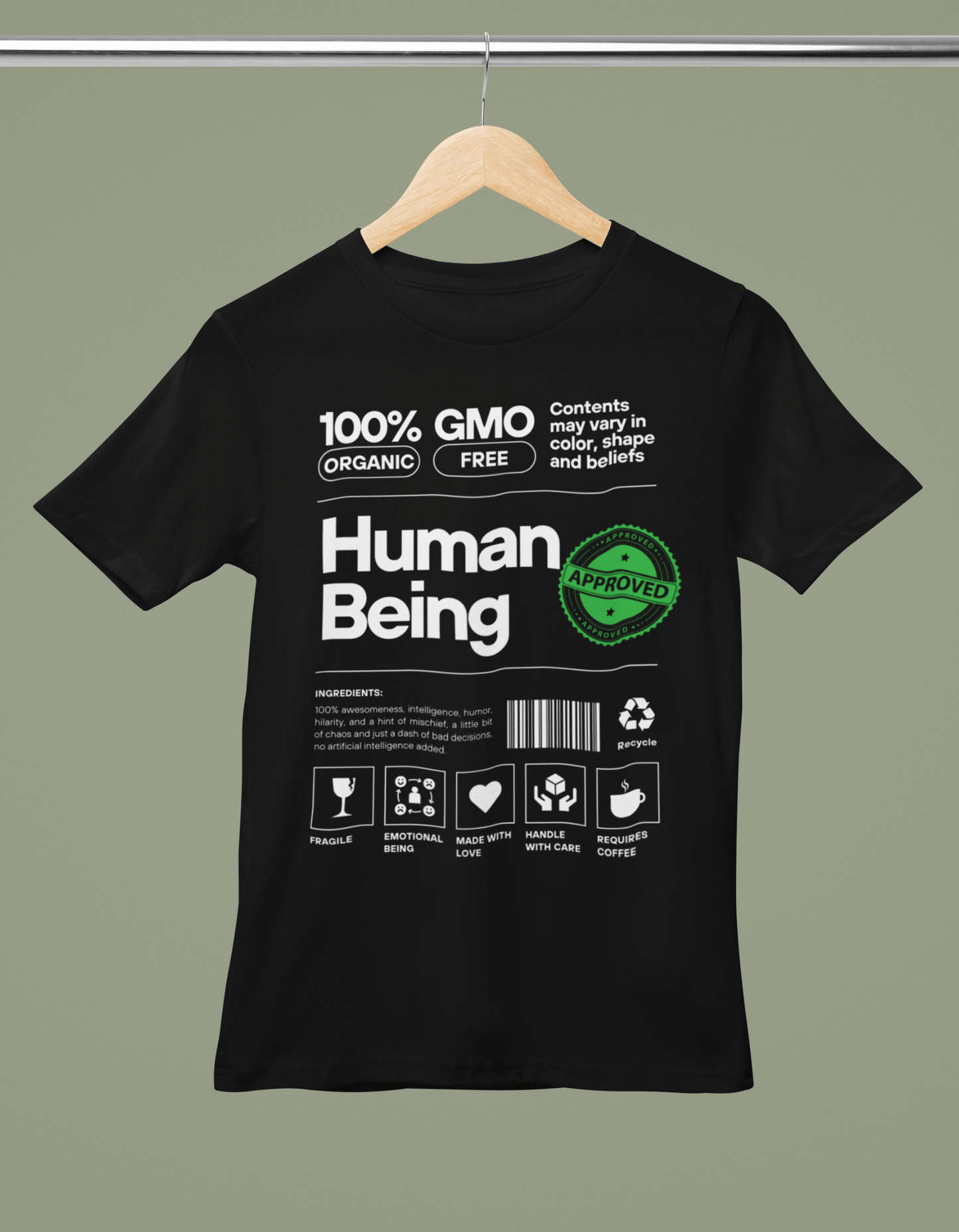 100% Organic Human Being