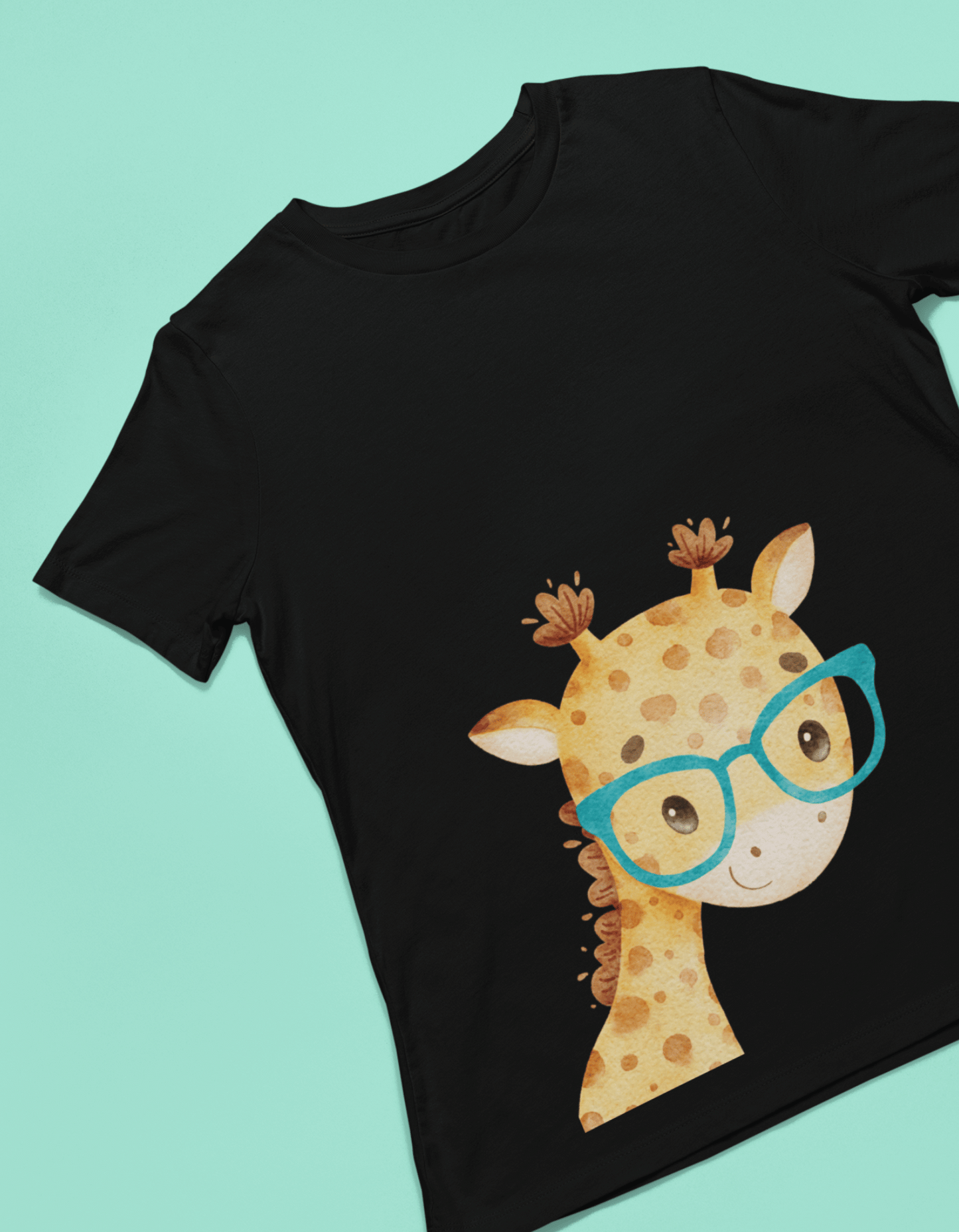 GIRAFFE WITH BLUE SPECS