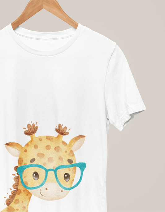 GIRAFFE WITH BLUE SPECS